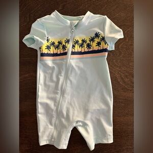 OshKosh B’gosh Zip-Up Swimsuit – Size 6 Months (Like New)